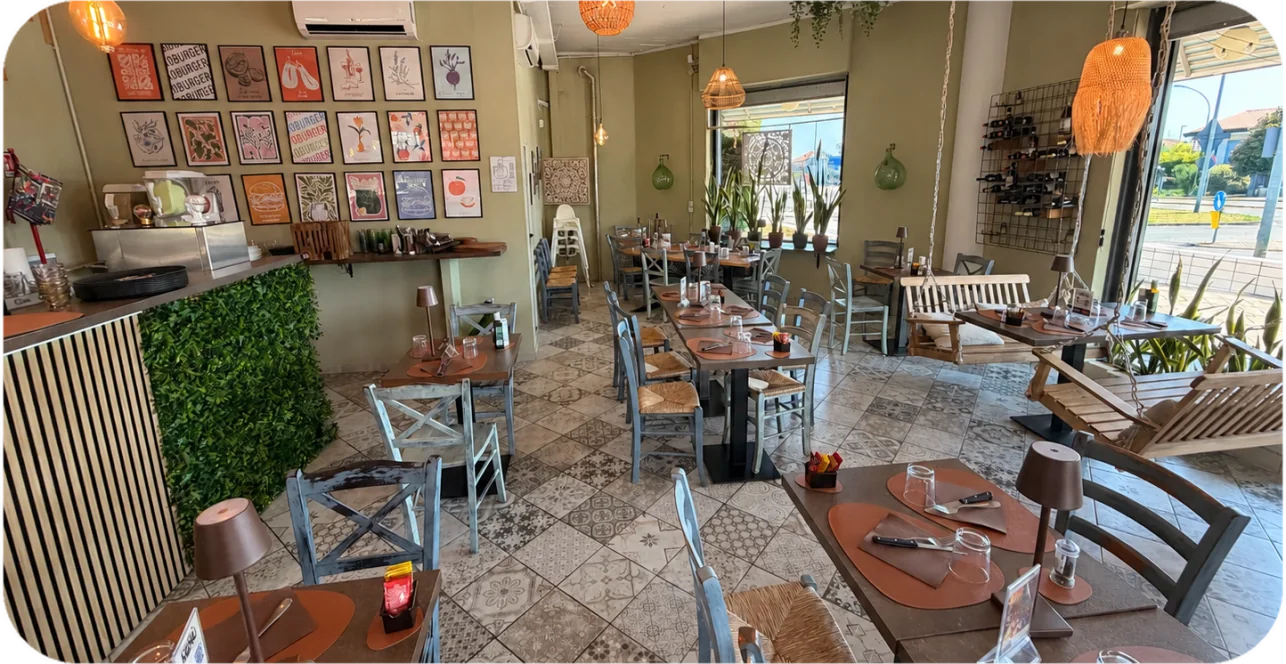 Sala di ToBurger Bistrot